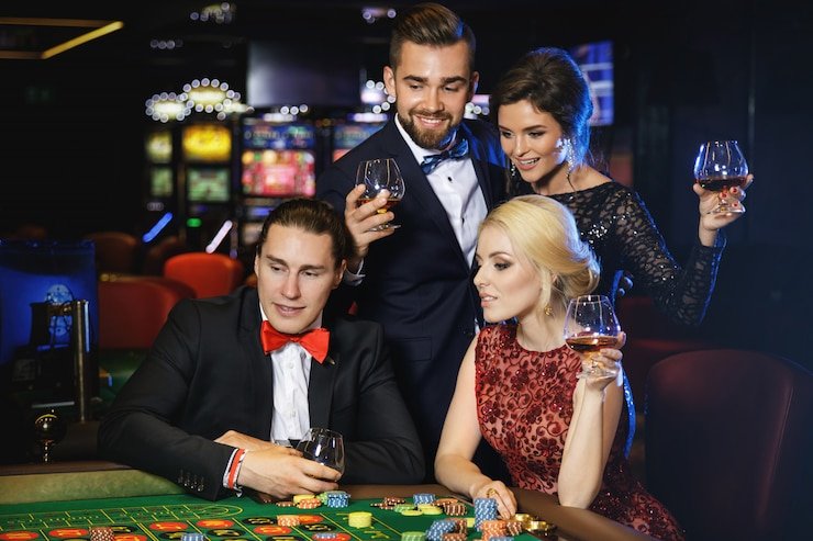 Studio live-dealer Macau Pools di anastasya dengan kamera multi-sudut dan dealer profesional